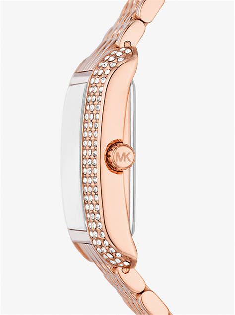 michael kors women's watch with simple flower|michael kors petite emery watch.